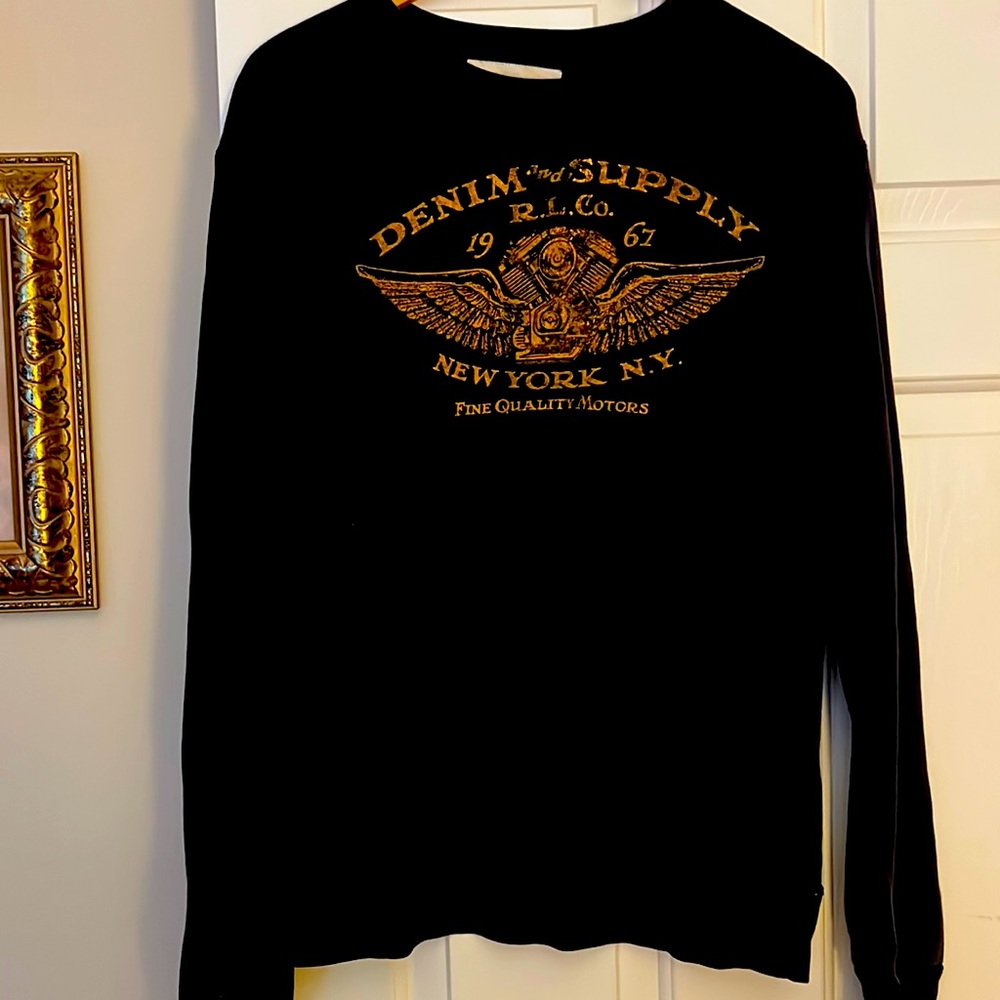 Navy Ralph Lauren sweatshirt